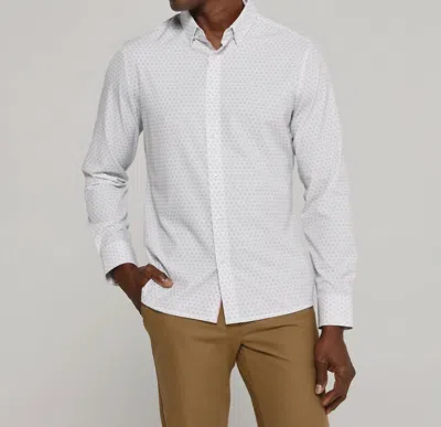 7diamonds Enrys Long Sleeve Shirt In Natural In White