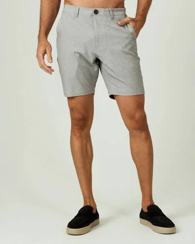 7diamonds Everest Short In Light Grey In Gray