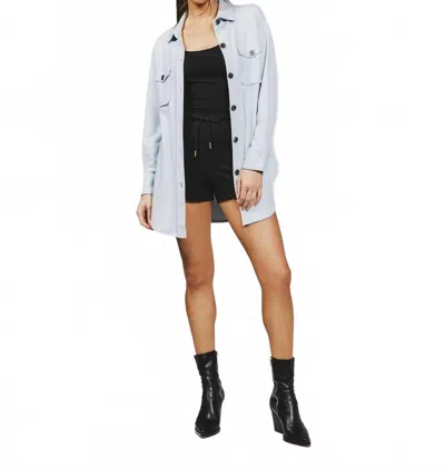 7diamonds Generation Buttery-soft Shacket In Ice Blue