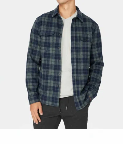 7diamonds Generation Flannel Shirt In Olive In Multi