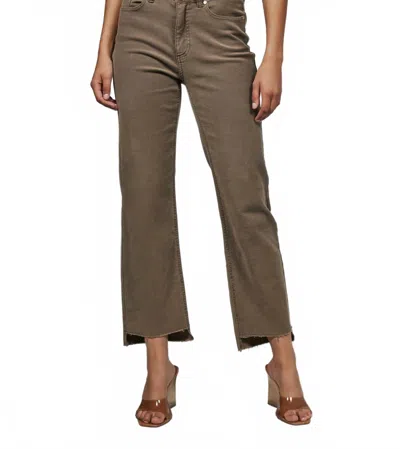 7diamonds Generation Kick Flare Pant In Stone In Brown