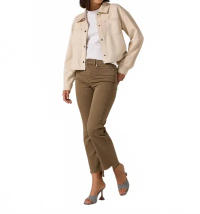 7diamonds Generation Kick Flare Pant In Stone In Green