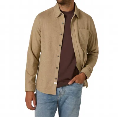 7diamonds Generation Knit Shirt In Tan In Brown