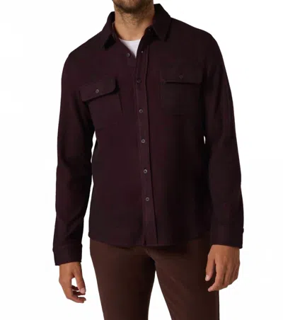 7diamonds Generation Long Sleeve Shirt In Bordeaux In Brown