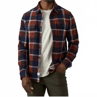 7diamonds Generation Long Sleeve Shirt In Mahogany In Multi