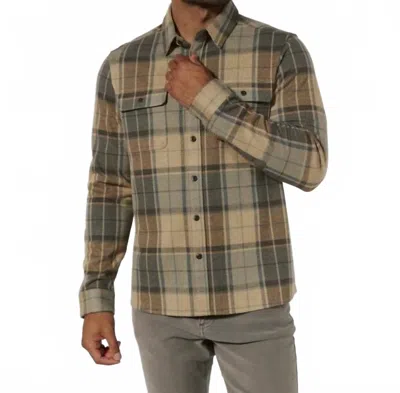 7diamonds Generation Long Sleeve Shirt In Tan In Green