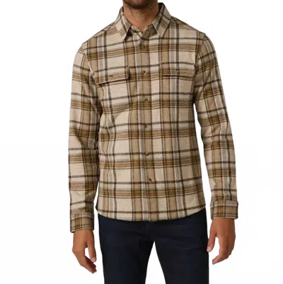 7diamonds Generation Plaid Shirt In Oat In Multi