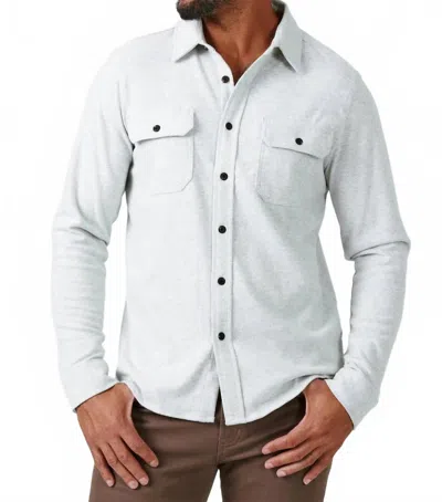 7diamonds Generation Solid Shirt In Ecru In Blue