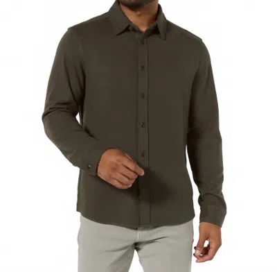 7diamonds Generation Textured Soft Knit Top In Olive In Green