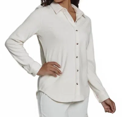 7diamonds Generation Twill Button Down In Birch In White