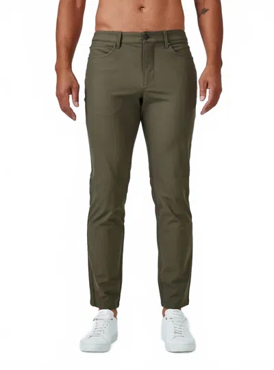 7diamonds Infinity 7-pocket Pants In Olive In Green