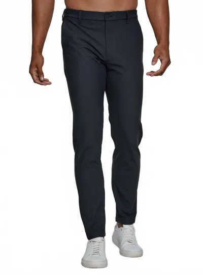 7diamonds Infinity Athletic Chino Pant In Charcoal In Blue