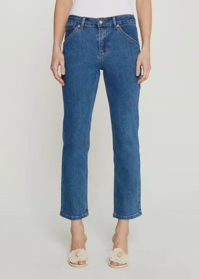 7diamonds Leighton Straight-leg Jean In Blue