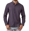 7diamonds Meknes Long Sleeve Patterned Shirt In Maroon