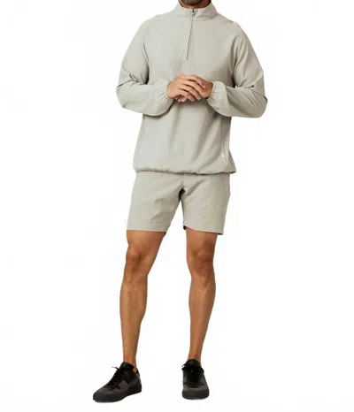 7diamonds Men's Oxygenate Quarter Zip Pullover In Sand In Multi