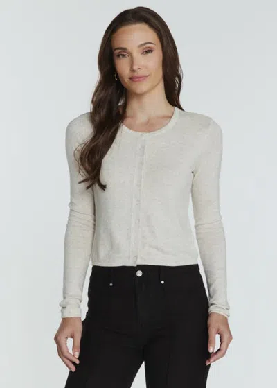 7diamonds Mira Button Front Cardigan In Heather Grey