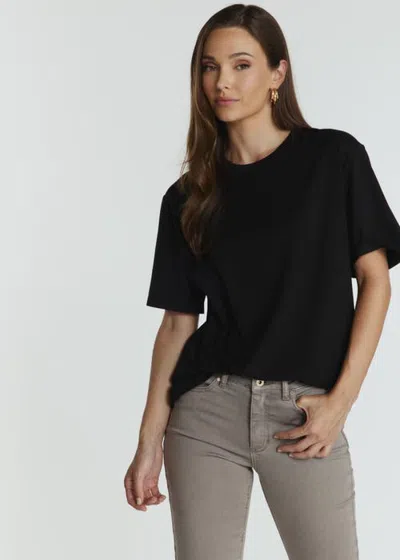 7diamonds Modal Boyfriend Tee In Black