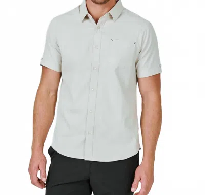 7diamonds Pretzel Logic Short Sleeve Shirt In Tan In White