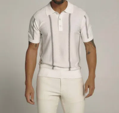 7diamonds Reagan Sweater Polo In Natural