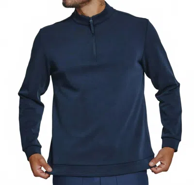 7diamonds Rev Quarter-zip Sweatshirt In Navy In Blue