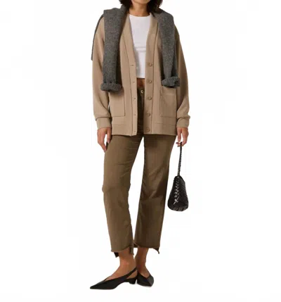 7diamonds Rev Understated Structure Cardigan In Hazelwood In Multi