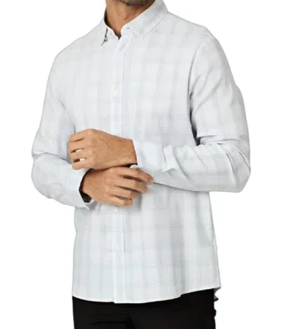 7diamonds Santiago Legacy Long Sleeve 4-way Stretch Shirt In White In Blue