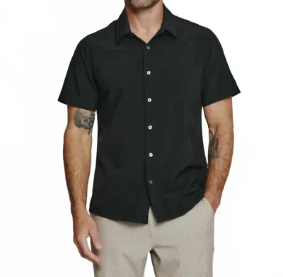 7diamonds Siena Short Sleeve Shirt In Black