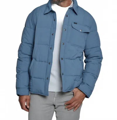 7diamonds Summit Puffer Jacket In Dusty Blue