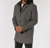 7diamonds The Downtown Zip Out Overcoat In Grey In Gray