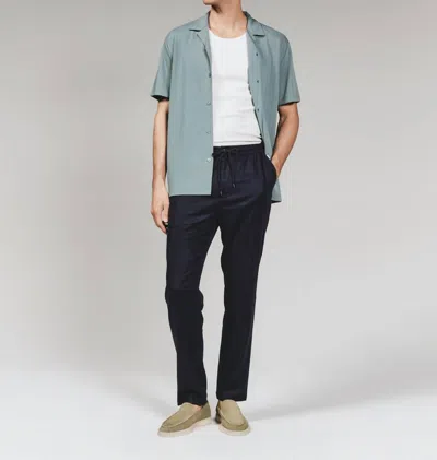 7diamonds Vaughn Camp Shirt In Seafoam In Green