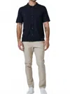 7diamonds Venice Polo Sweater In Navy In Multi