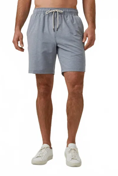 7diamonds Voyager Hybrid Short In Slate In Blue