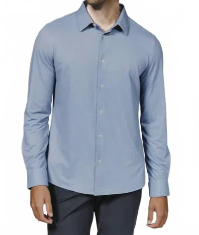 7diamonds Wilhem Long Sleeve Shirt In Dusty Blue