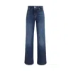 7for Blue Cotton Bootcut Jeans