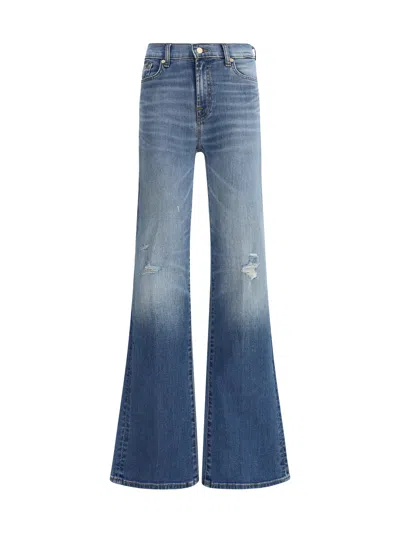 7for Bootcut Mimosa Jeans In Light Blue