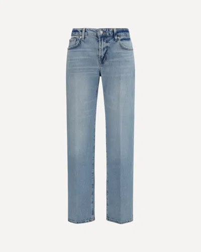 7for Calie Straight Jeans In Blue