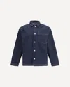 7for Denim Shirt In Blue
