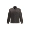 7for Denim Shirt Jacket In Brown