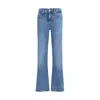 7for Modern Dojo Flare Jeans In Blue