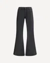 7for Flare Jeans In Black