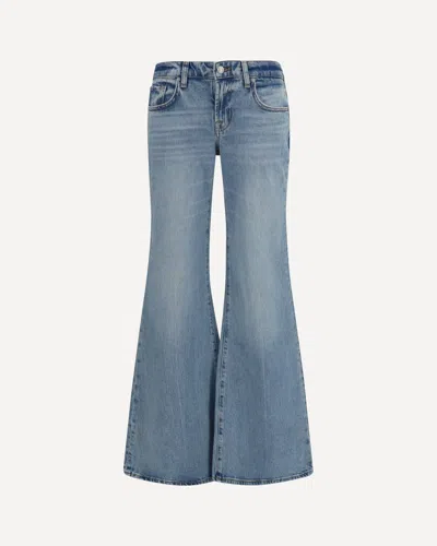 7for Low-rise Five-pocket Jeans In Blue