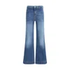 7for Modern Dojo Flare Jeans In Blue