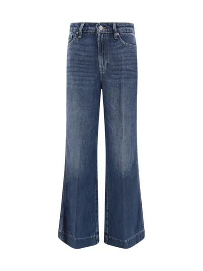 7for Modern Dojo Jeans In Mid Blue