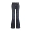 7for Slim Illusion Bootcut Jeans In Gray