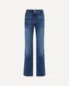 7for Slim Illusion Leggy Bootcut Jeans In Blue