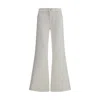 7for Spencer Flare Jeans In White