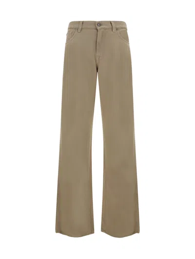 7for Tencel Trousers In Beige