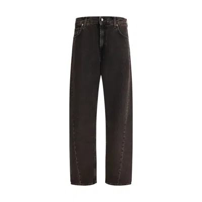 7FOR TWISTED MODERN STRAIGHT JEANS