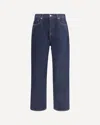 7for Wide Leg Jeans In Blue