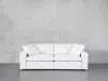 7th Avenue 2-seat Modular Loveseat In Charcoal Black